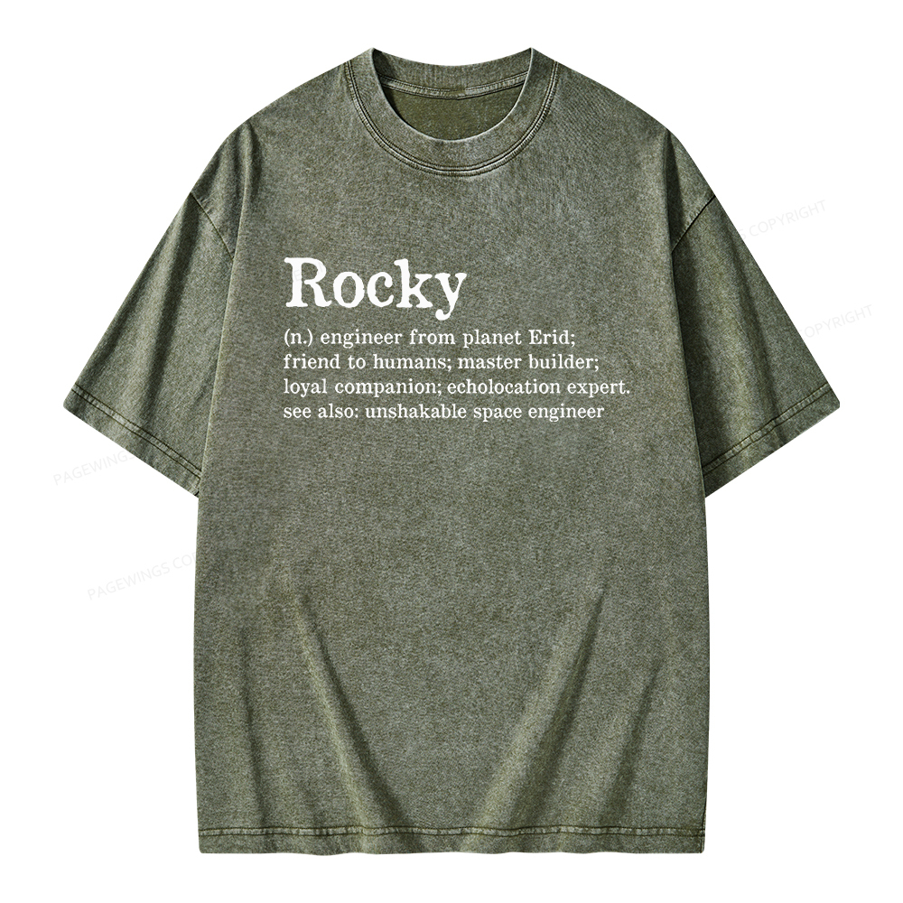 Pagewings Rocky Unisex Washed T-shirt