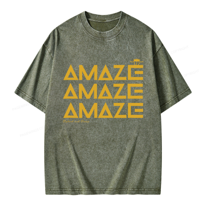 Pagewings Amaze Unisex Washed T-shirt