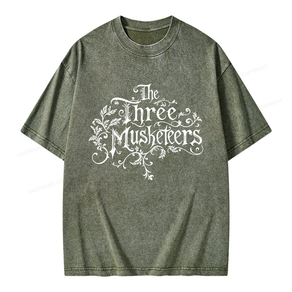 Pagewings Musketeers Unisex Washed T-shirt