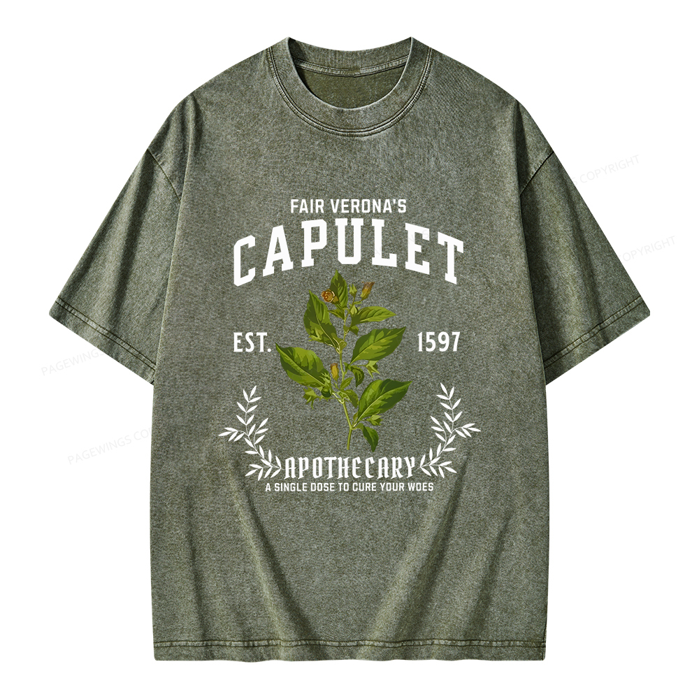 Pagewings Capulet Unisex Washed T-shirt