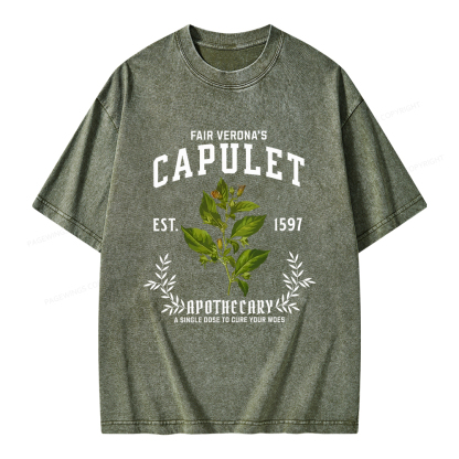Pagewings Capulet Unisex Washed T-shirt