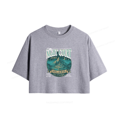 Pagewings The Night Court Women Crop Tops