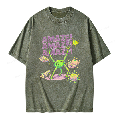 Pagewings Amaze Unisex Washed T-shirt