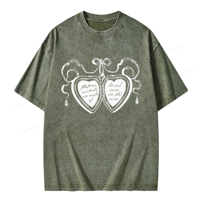 Pagewings Whatever Our Souls Are Made Of Unisex Washed T-shirt