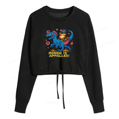 Pagewings Mongo Is Appalled Cropped Sweatshirt 