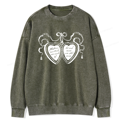 Pagewings Whatever Our Souls Are Made Of Unisex Washed Sweatshirt