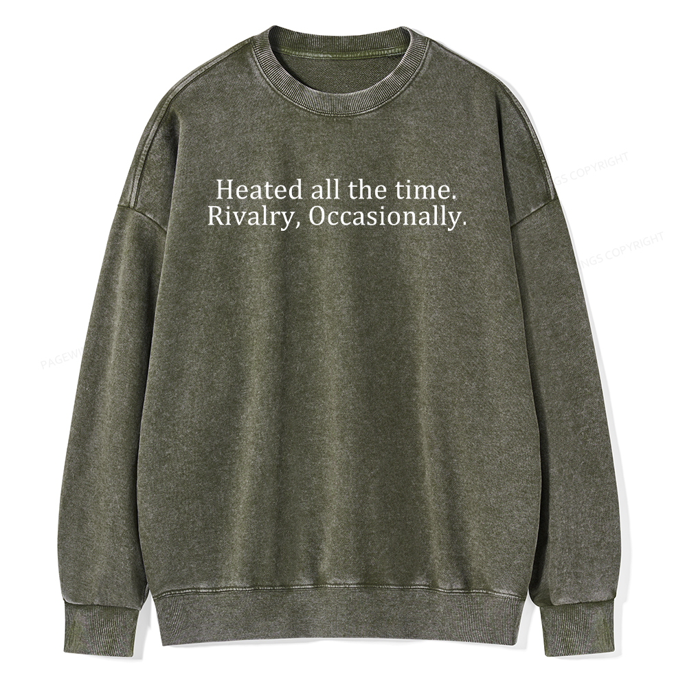 Pagewings Occasionally Unisex Washed Sweatshirt