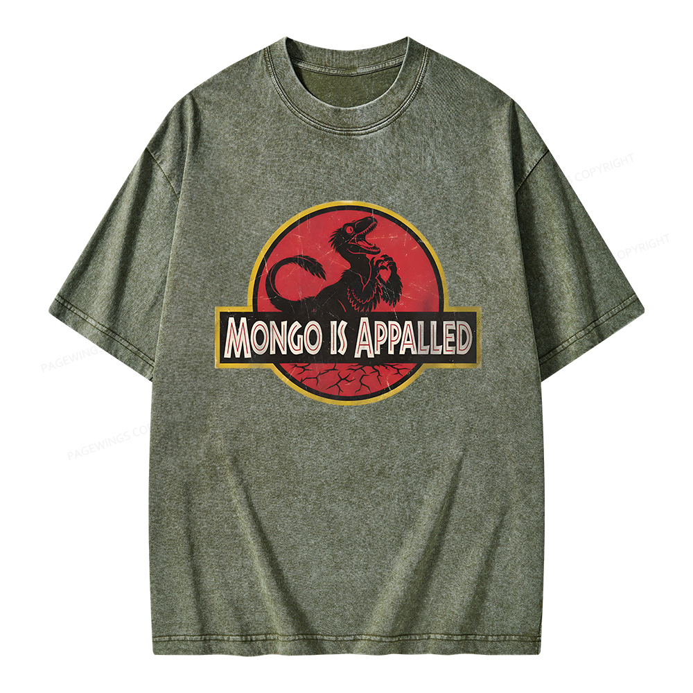 Pagewings Mongo Is Appalled Unisex Washed T-shirt