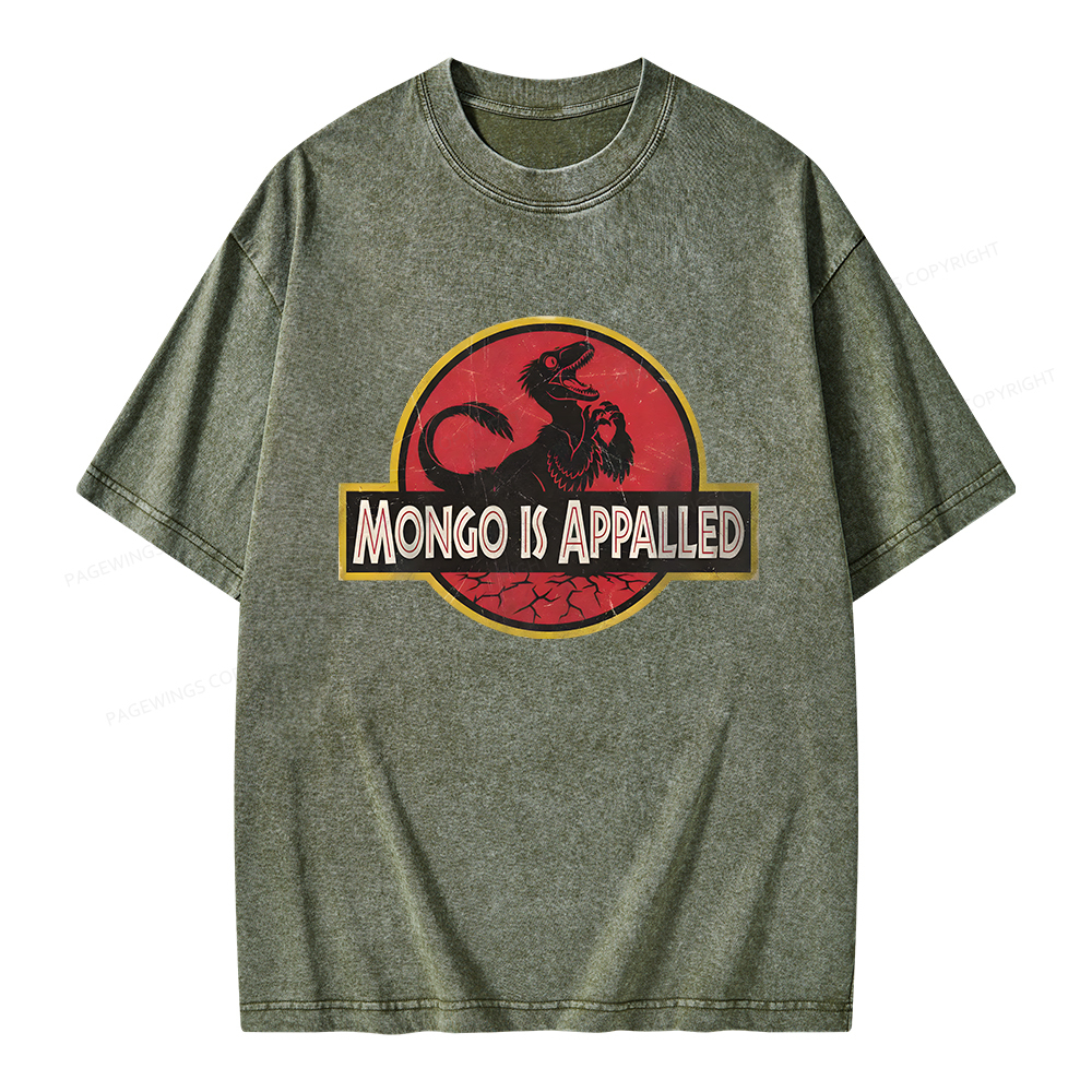 Pagewings Mongo Is Appalled Unisex Washed T-shirt