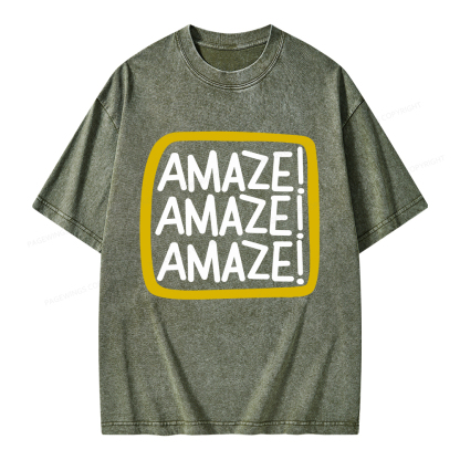 Pagewings Amaze Unisex Washed T-shirt