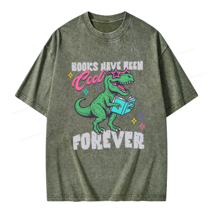 Pagewings Books Have Been Cool Forever Unisex Washed T-shirt