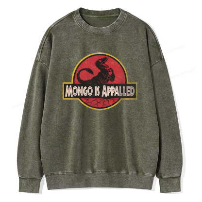 Pagewings Mongo Is Appalled Unisex Washed Sweatshirt