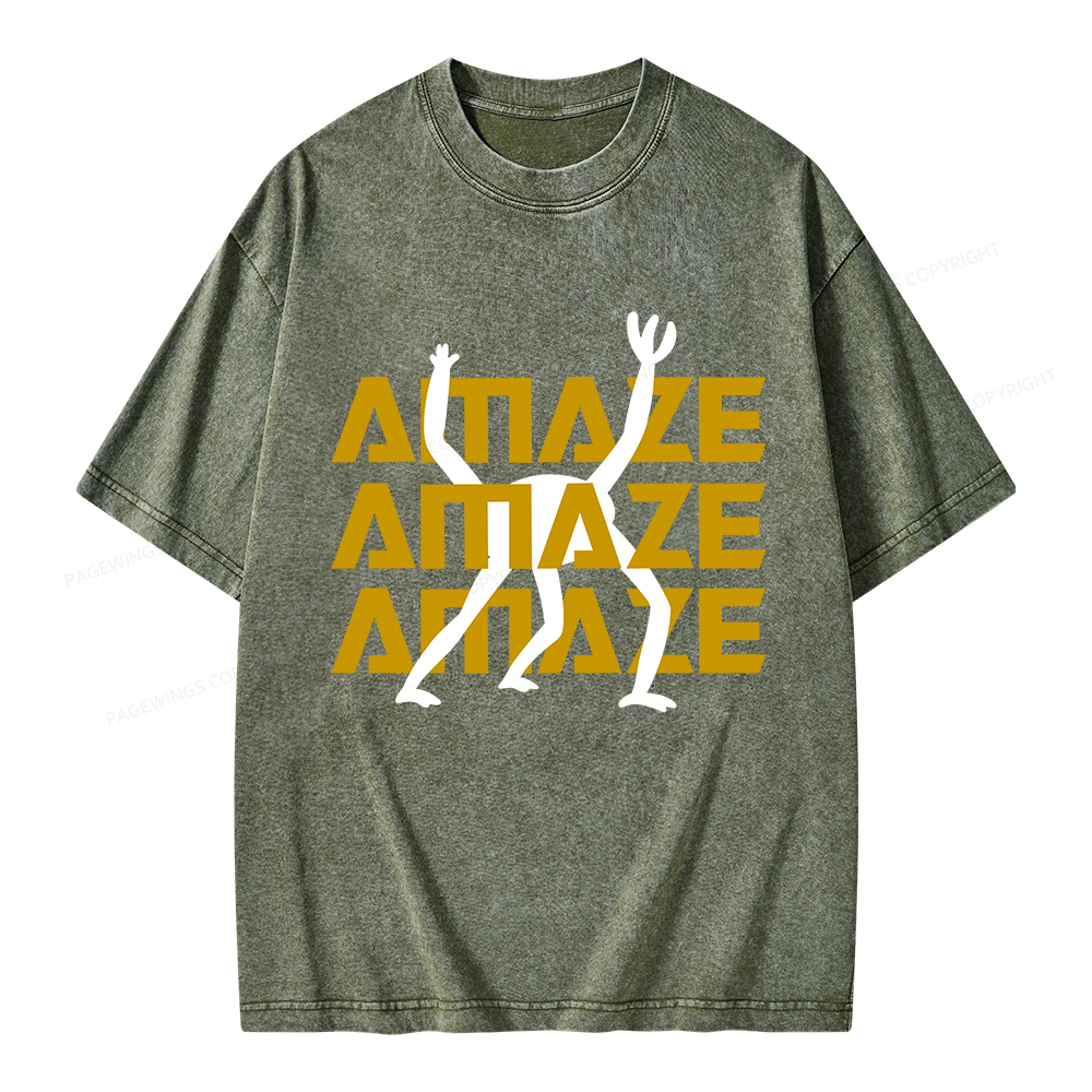 Pagewings Amaze Unisex Washed T-shirt