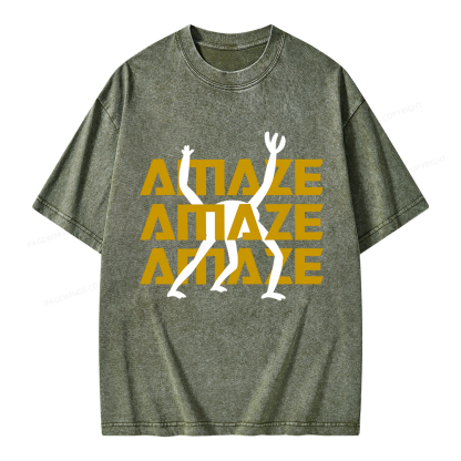 Pagewings Amaze Unisex Washed T-shirt