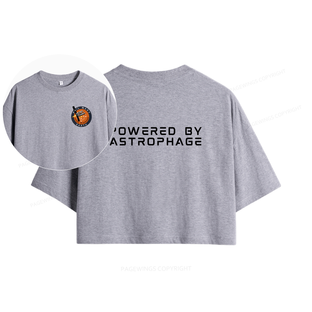 Pagewings Powered By Astrophage Women Crop Tops