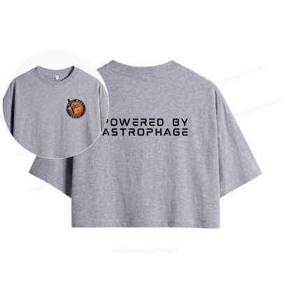 Pagewings Powered By Astrophage Women Crop Tops