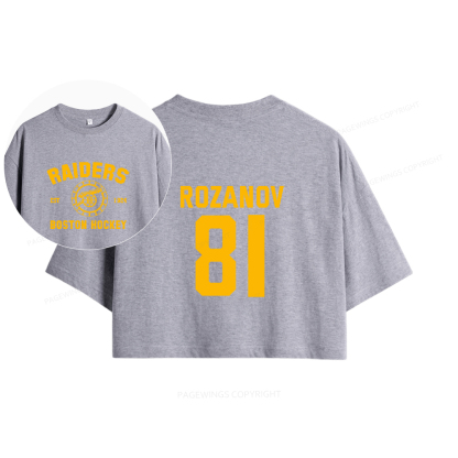 Pagewings Romance Novel Lover Women Crop Tops