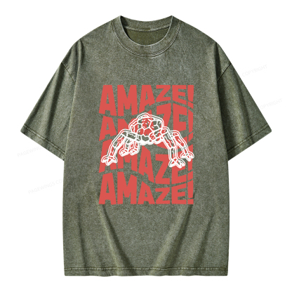 Pagewings Amaze Space Unisex Washed T-shirt