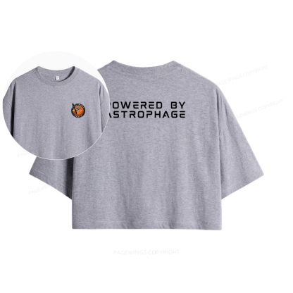 Pagewings Powered By Astrophage Women Crop Tops