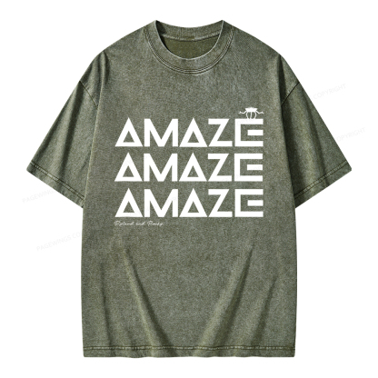 Pagewings Amaze Unisex Washed T-shirt