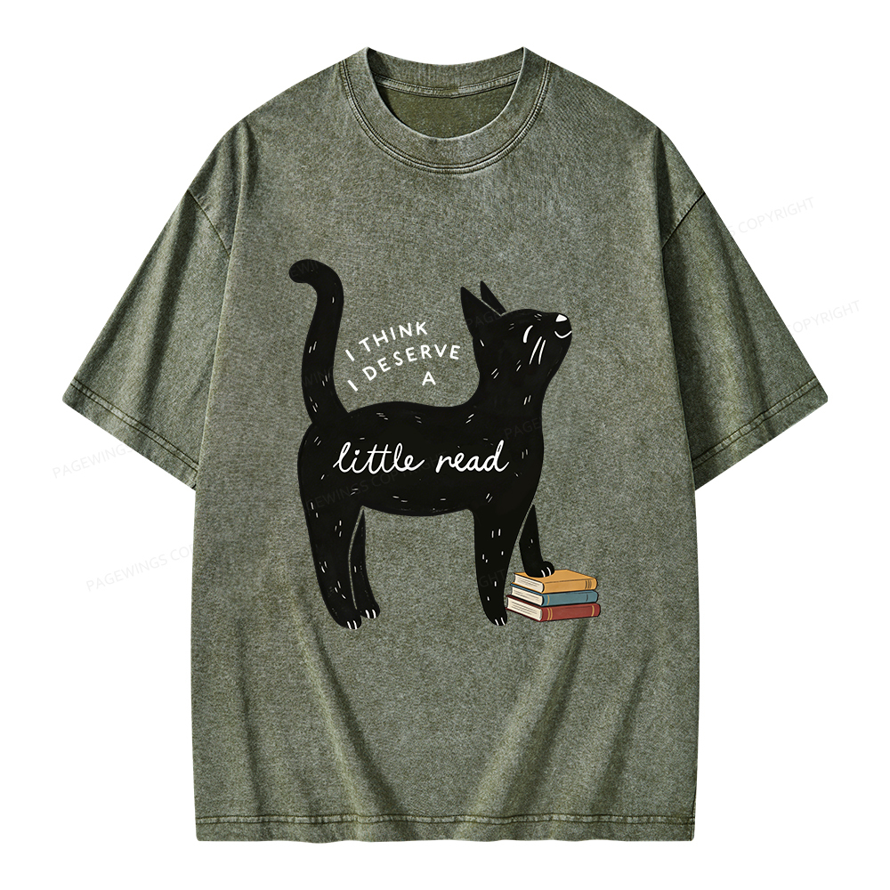 Pagewings Little Read Unisex Washed T-shirt