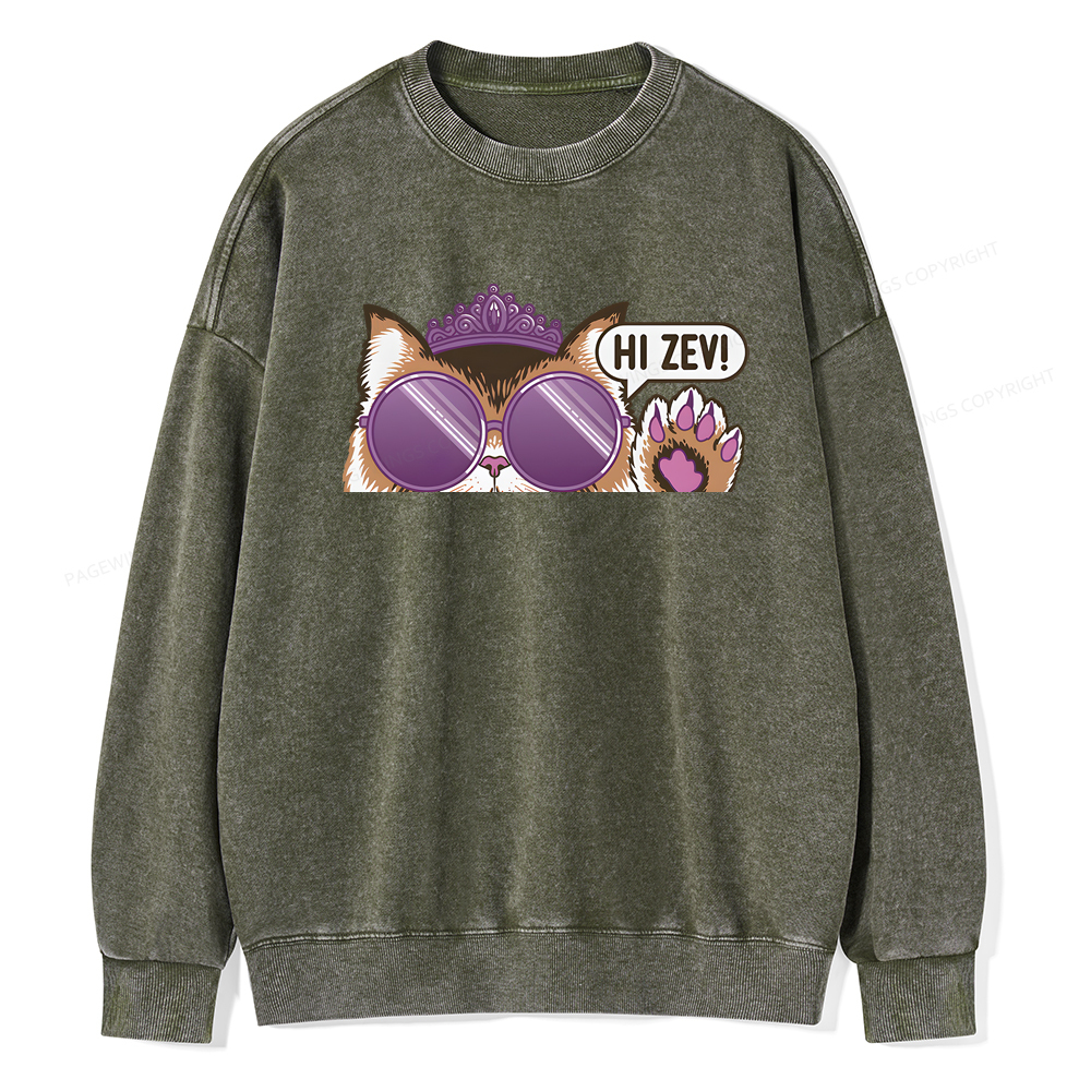 Pagewings Sci-Fi Book Lover Unisex Washed Sweatshirt