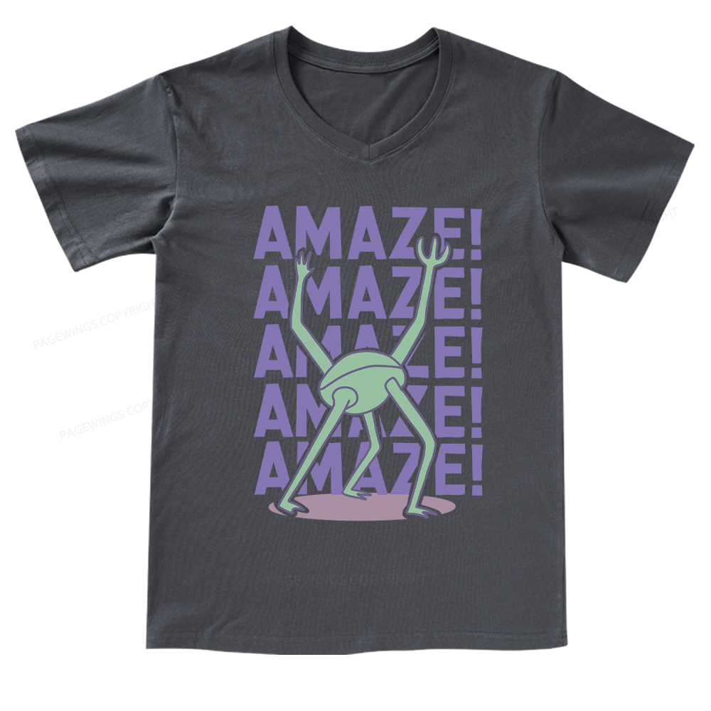 Pagewings Rocky Amaze V-neck T-shirt