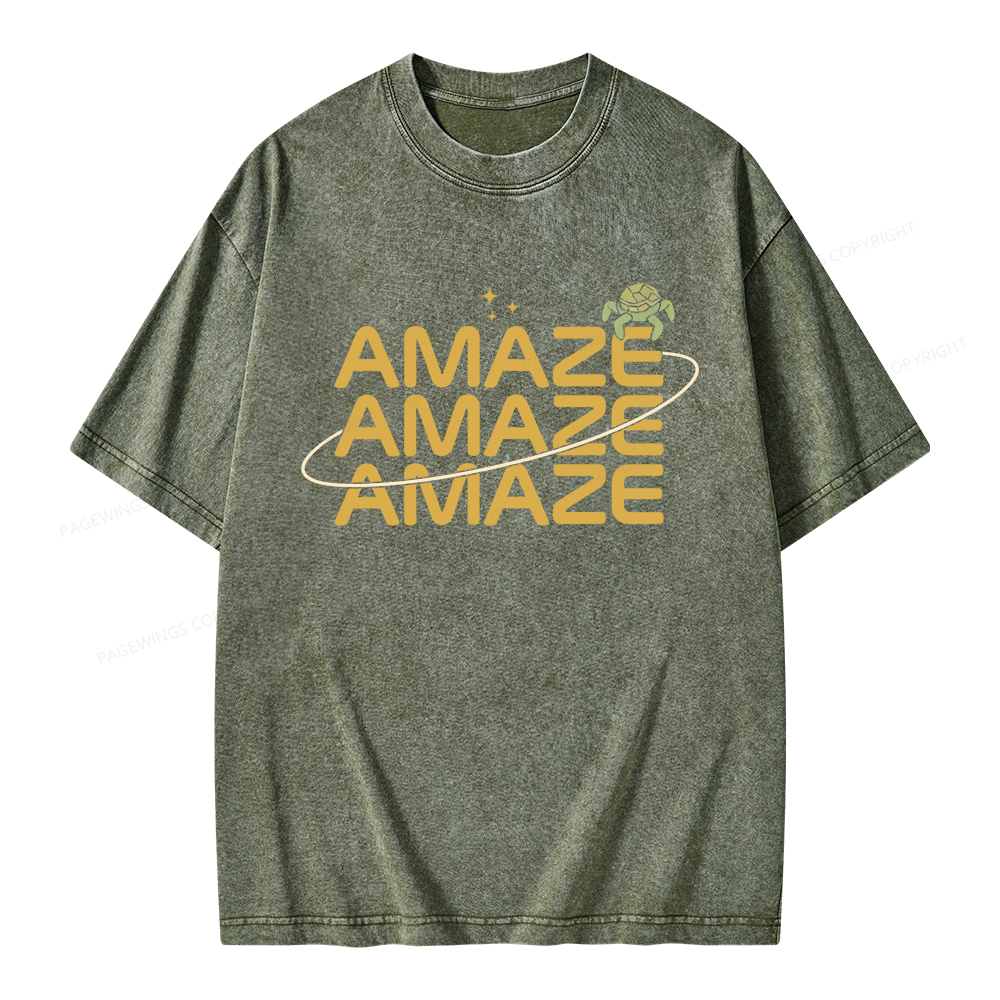 Pagewings Amaze Unisex Washed T-shirt