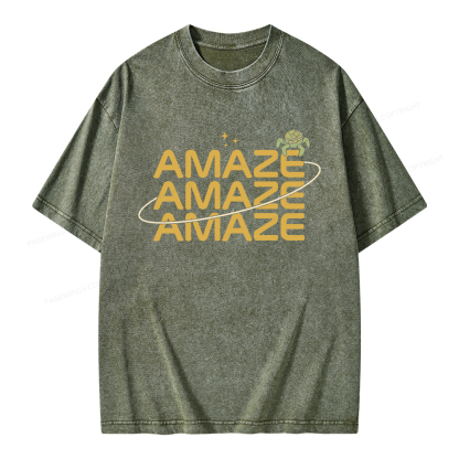 Pagewings Amaze Unisex Washed T-shirt