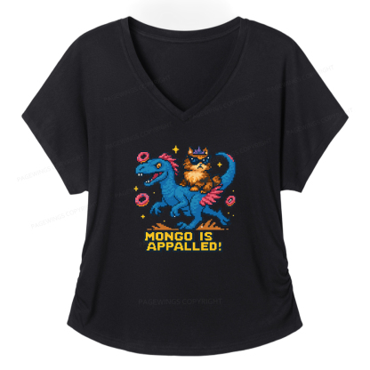 Pagewings Mongo Is Appalled Women's Modal V-neck T-shirt  