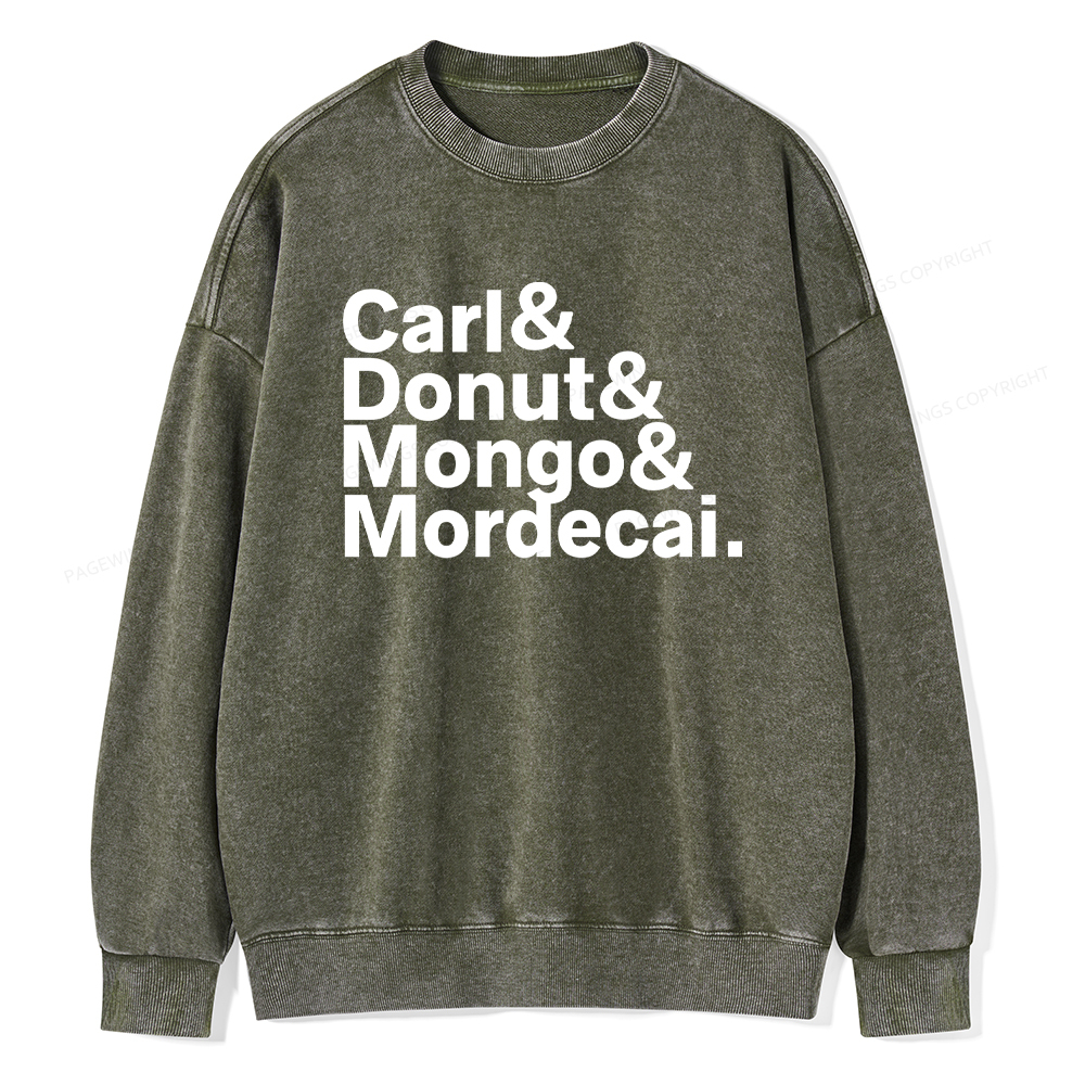 Pagewings Sci-Fi Book Lover Unisex Washed Sweatshirt