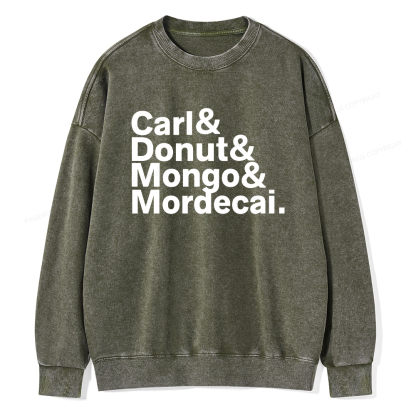 Pagewings Sci-Fi Book Lover Unisex Washed Sweatshirt