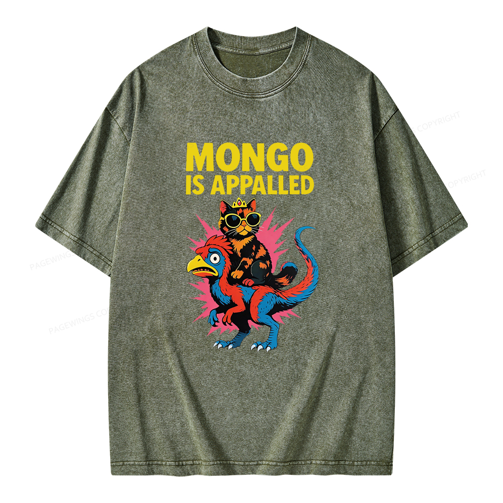 Pagewings Mongo Is Appalled Unisex Washed T-shirt