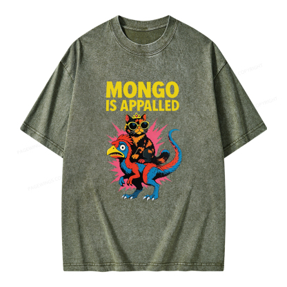 Pagewings Mongo Is Appalled Unisex Washed T-shirt