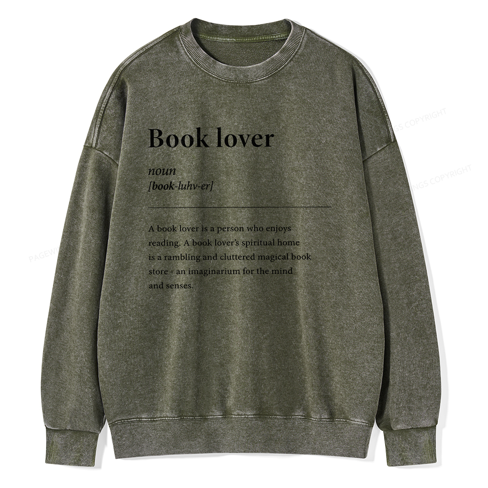 Pagewings An Imagination For The Mind And Senses Unisex Washed Sweatshirt