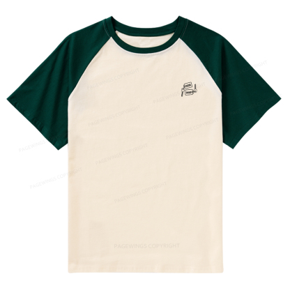 Pagewings Room Numbers Raglan T-shirt