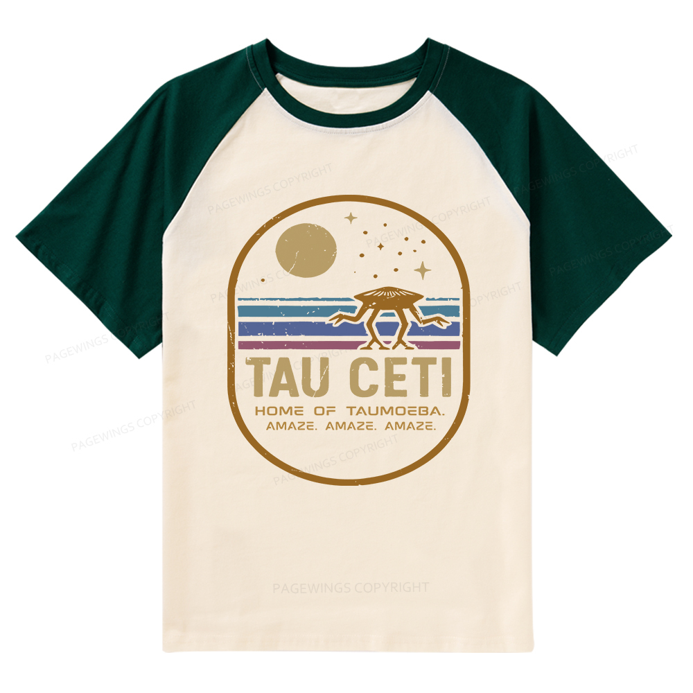 Pagewings Sci‑Fi Fan Raglan T-shirt