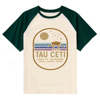 Pagewings Sci‑Fi Fan Raglan T-shirt