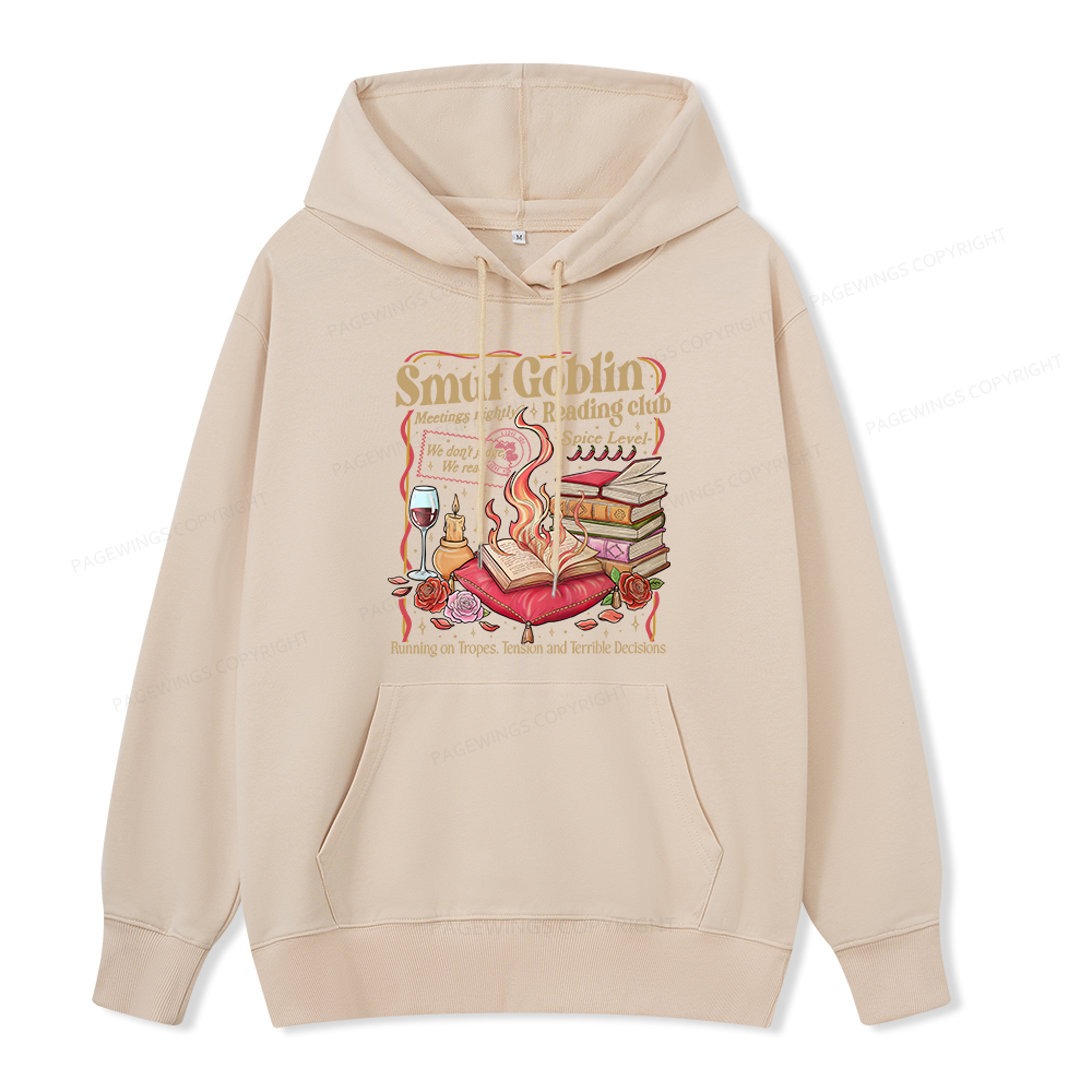 Pagewings Smut Goblin Dark Romance Bookish Unisex Classic Hoodie