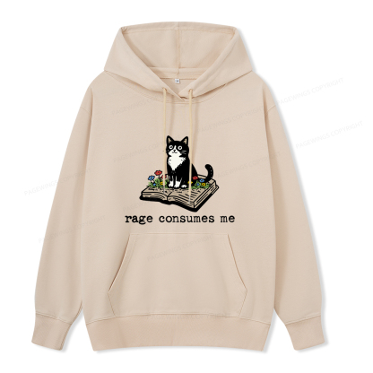 Pagewings Rage Consumes Me Unisex Classic Hoodie