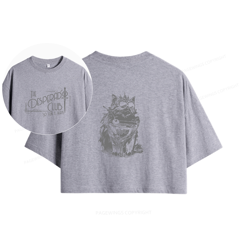 Pagewings The Desperado Club Women Crop Tops