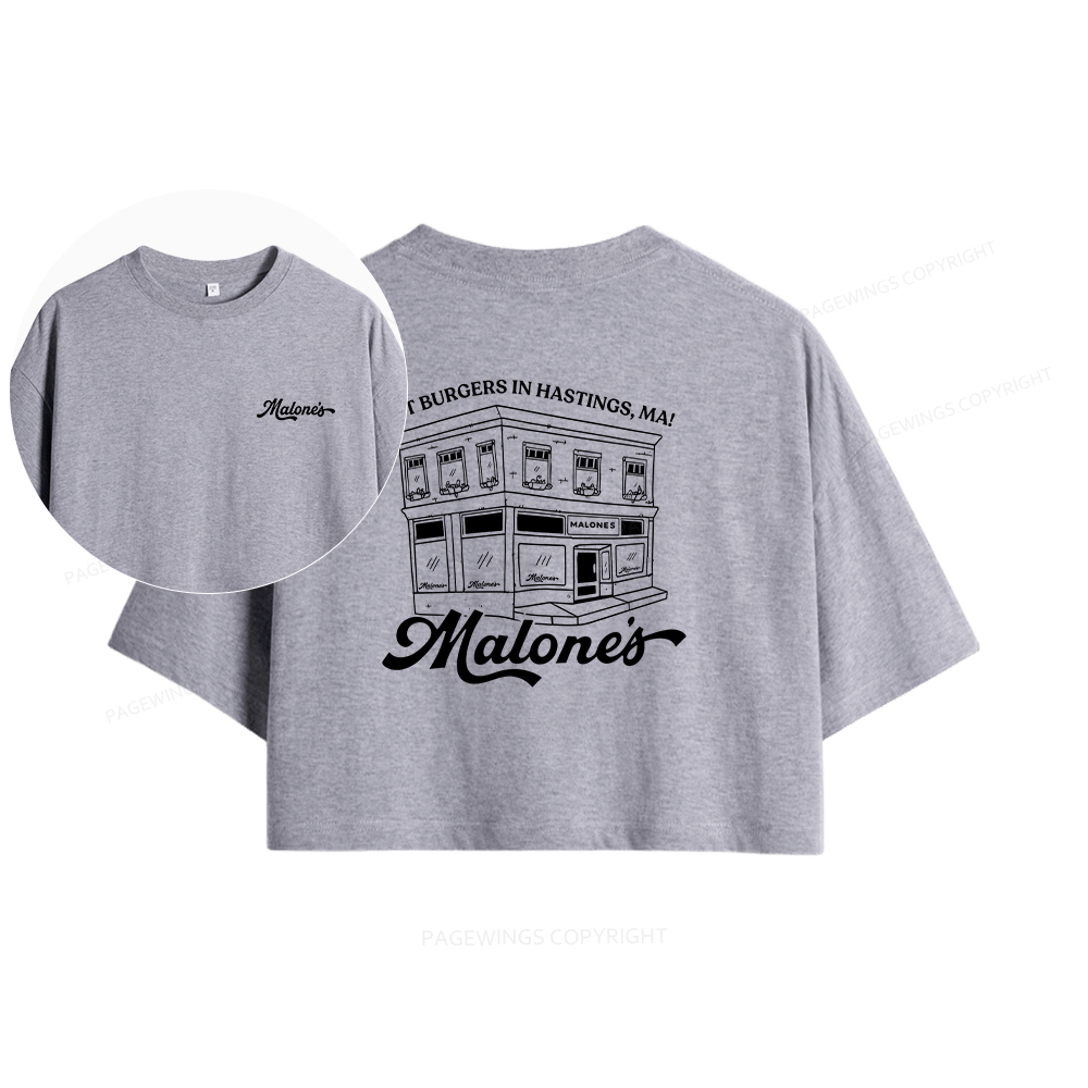 Pagewings Hockey Romance Women Crop Tops
