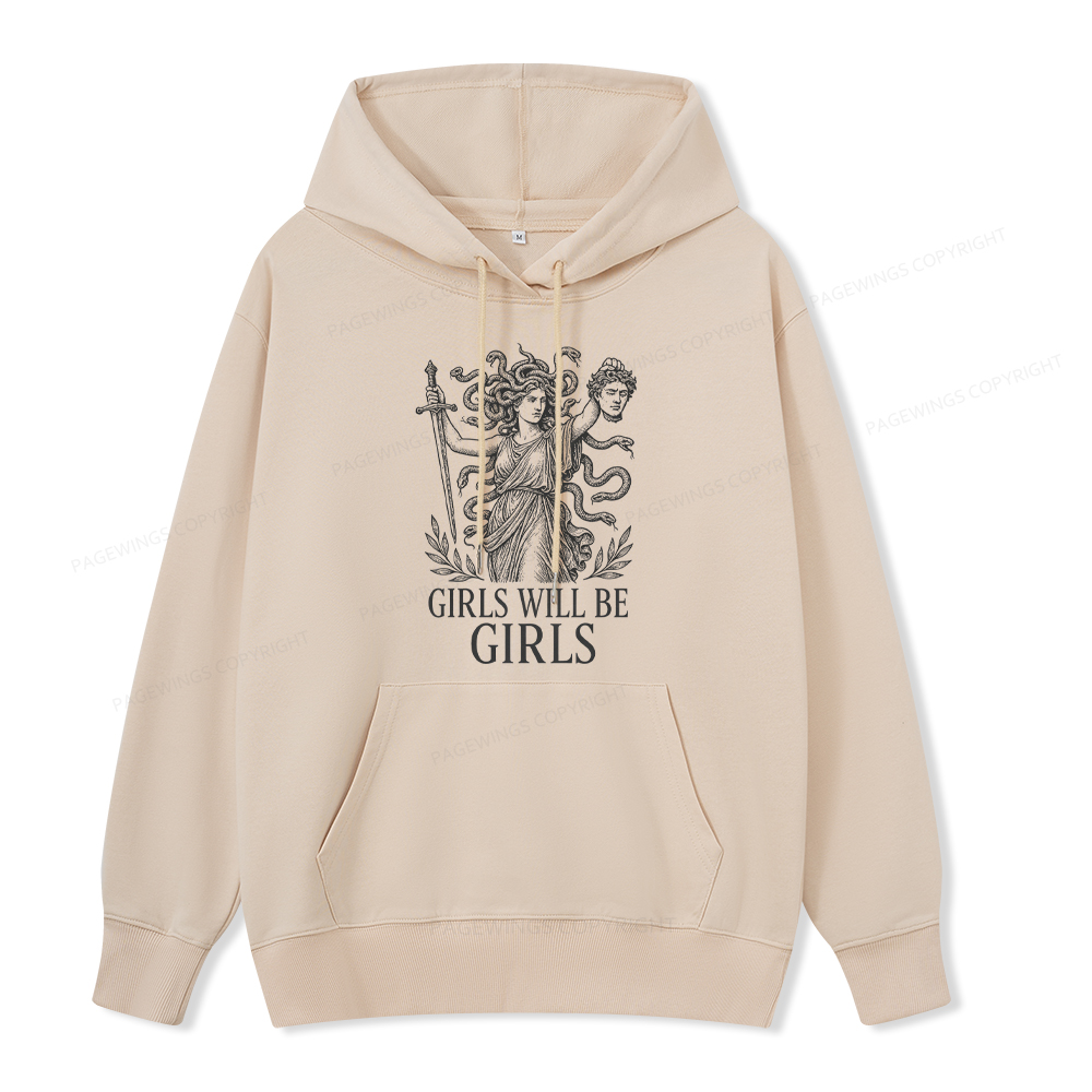 Pagewings Girls Will Be Girls Unisex Classic Hoodie