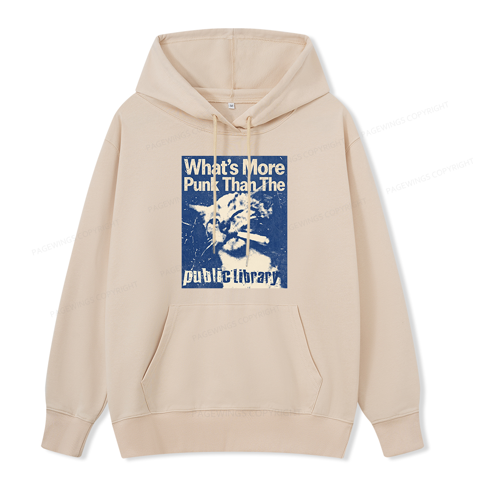 Pagewings What's More Punk Than The Public Library Unisex Classic Hoodie