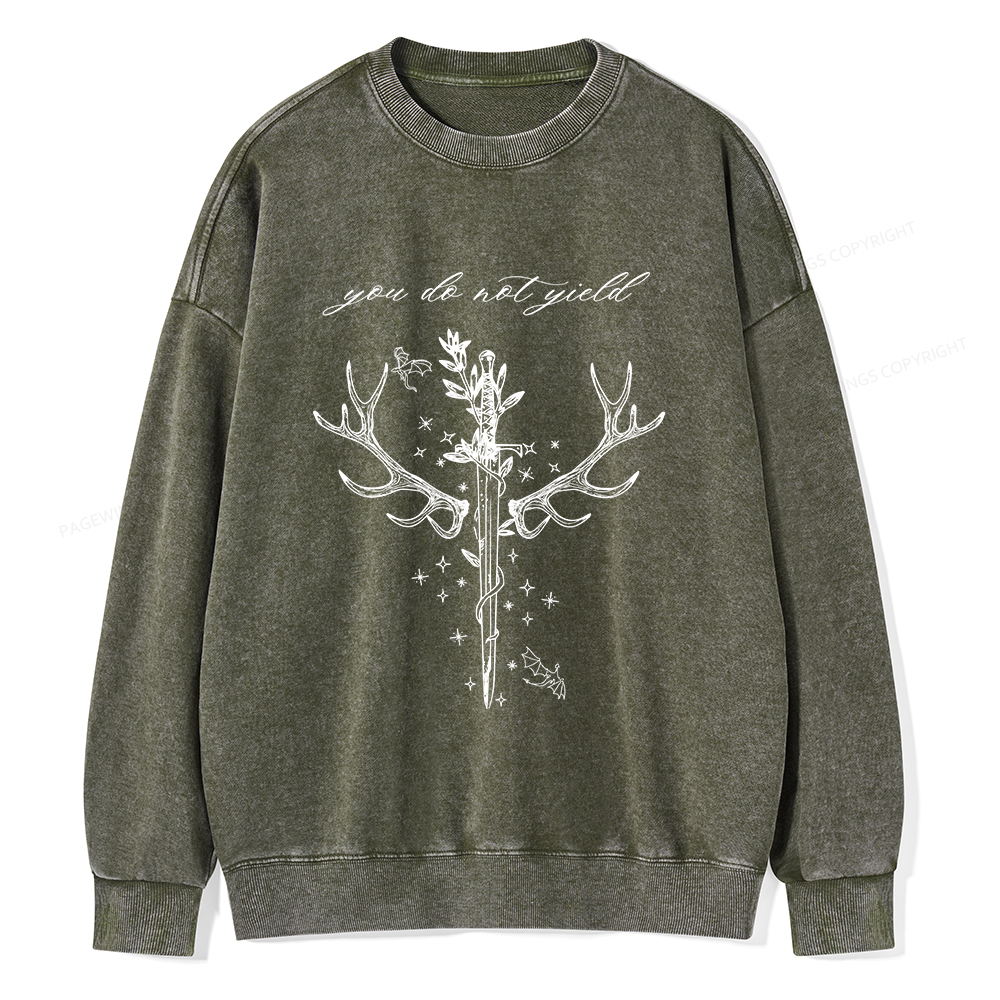 Pagewings Libraries Were Full Of Ideas Unisex Washed Sweatshirt