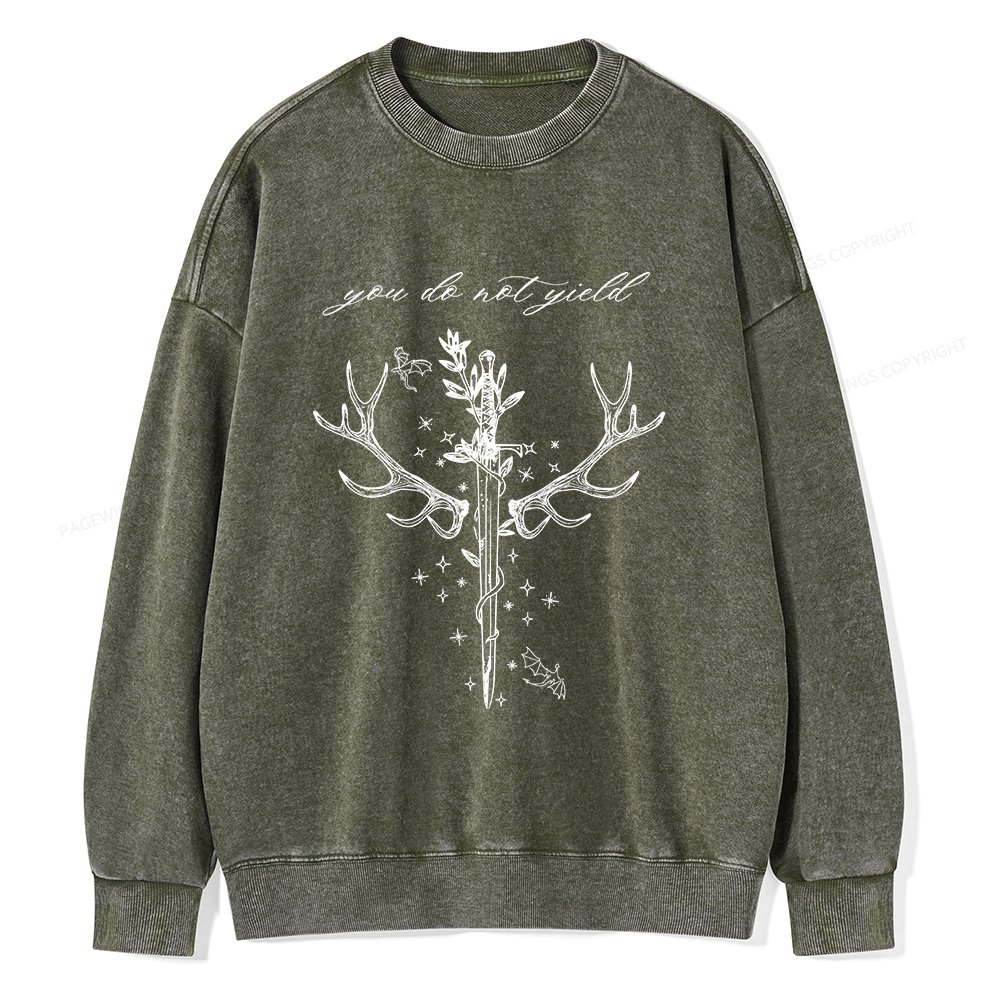 Pagewings Libraries Were Full Of Ideas Unisex Washed Sweatshirt
