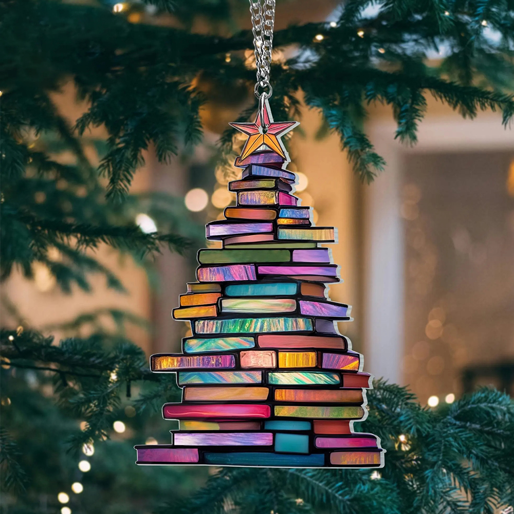 Pagewings Christmas Book Tree Ornament