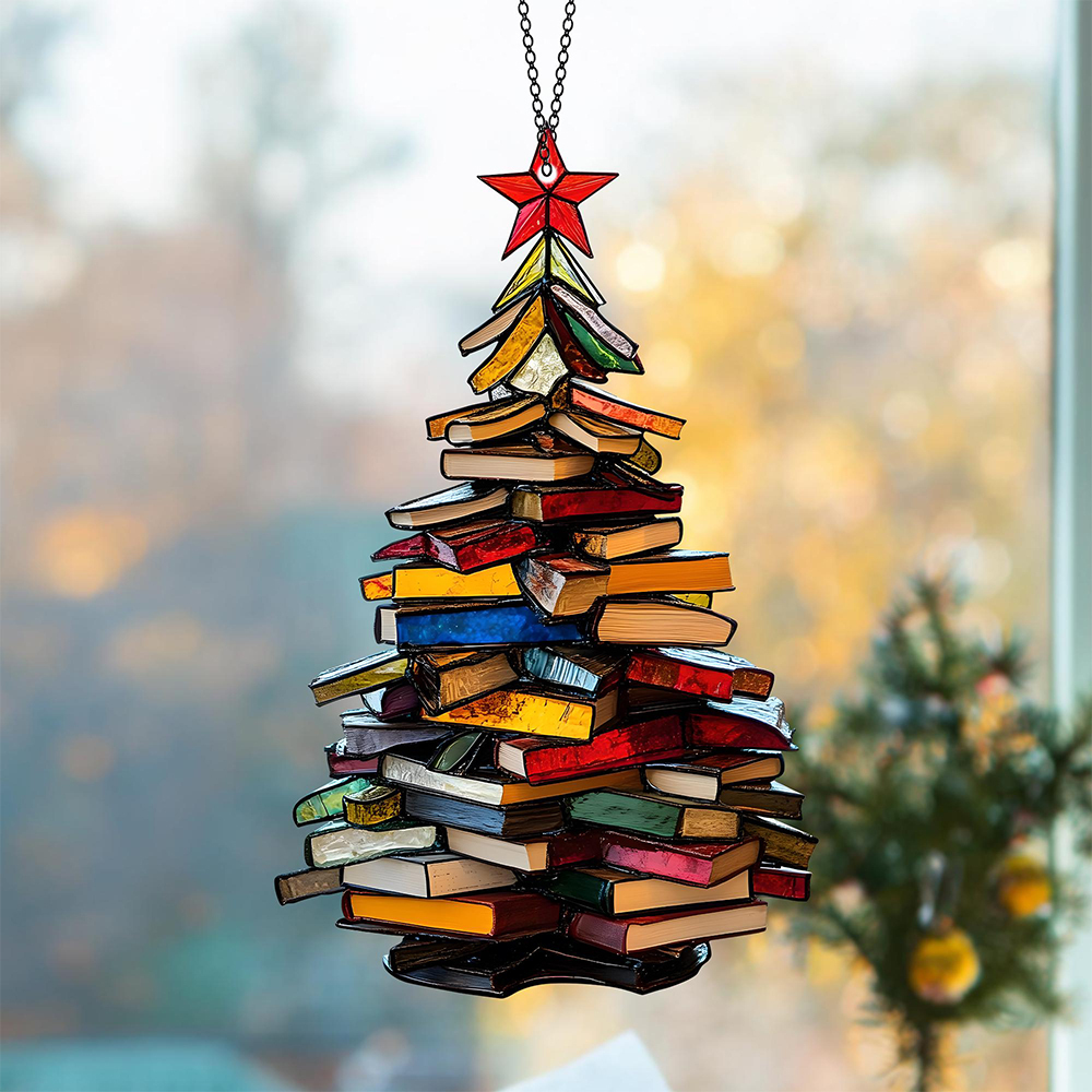 Pagewings Christmas Book Tree Ornament