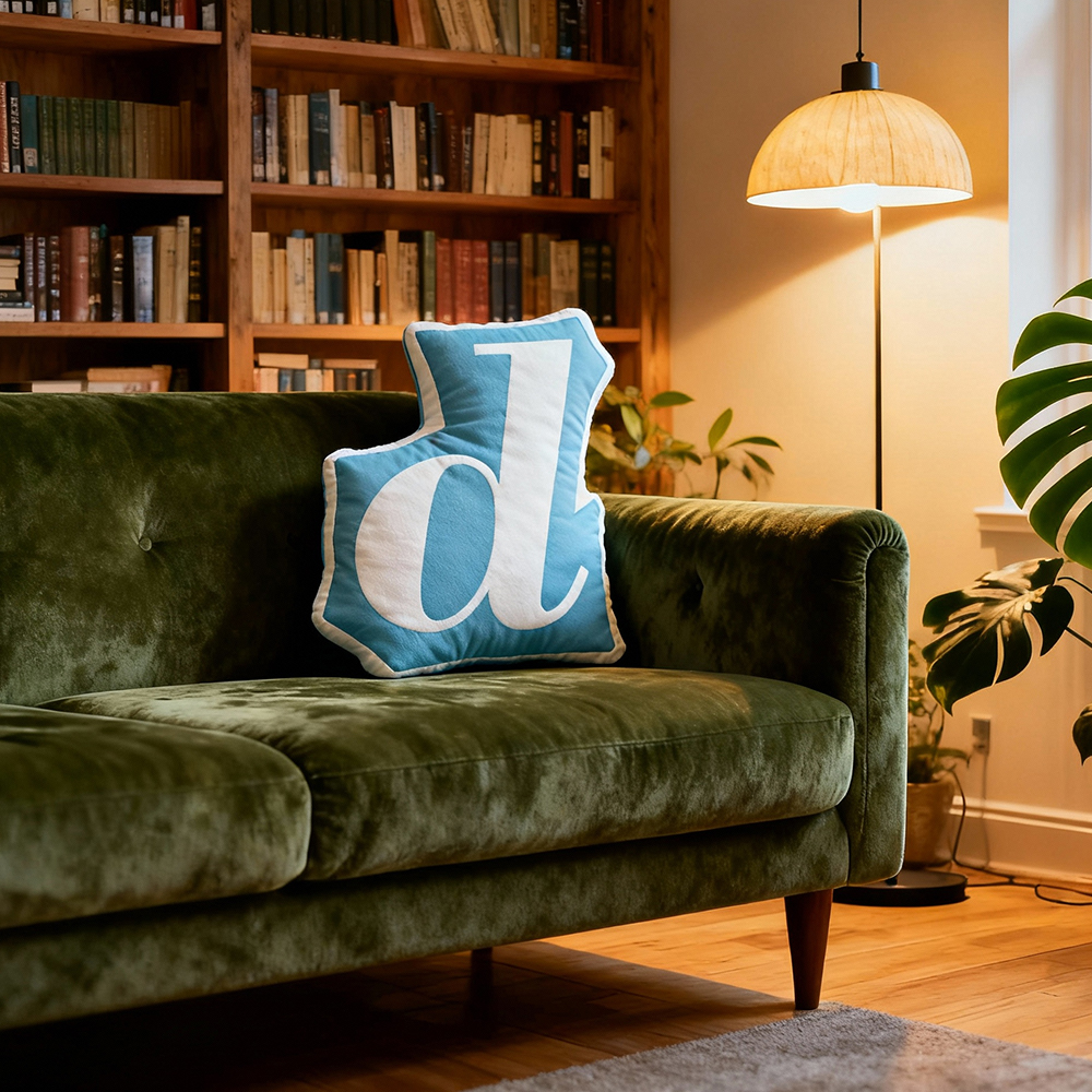 Pagewings Read Shaped Throw Pillow