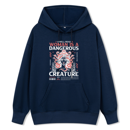 Pagewings  A Well-Read Woman is A Dangerous Creature Unisex Classic Hoodie